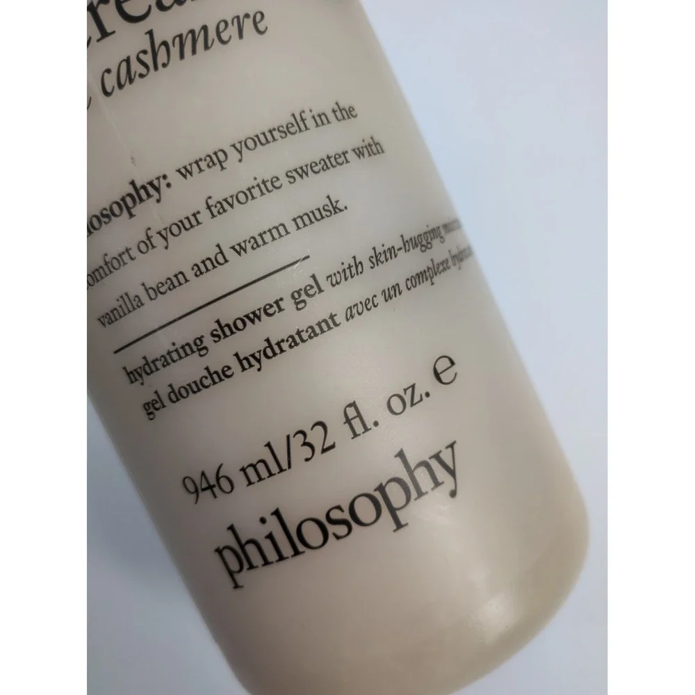 BIG 32oz SEALED😍Philosophy Fresh Cream Warm Cashmere Hydrating Shower Gel Luxe
